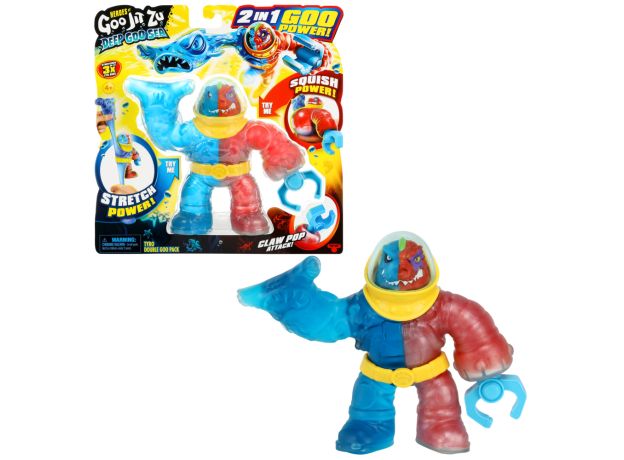 عروسک فشاری گو جیت زو Goo Jit Zu سری Deep Goo Sea مدل Tyro, تنوع: 42685-Tyro, image