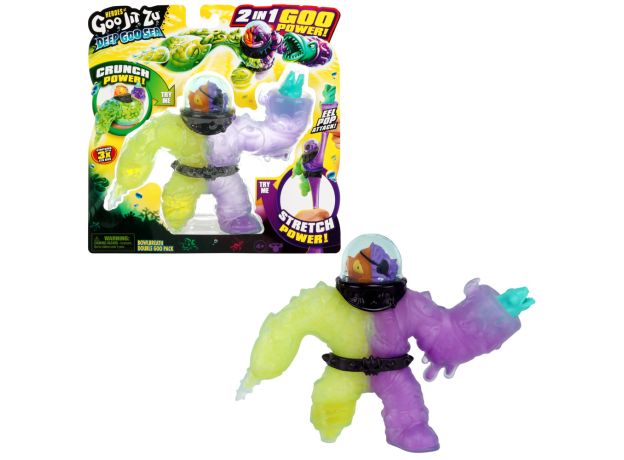 عروسک فشاری گو جیت زو Goo Jit Zu سری Deep Goo Sea مدل BowlBreath, تنوع: 42686-Bowlbreath, image