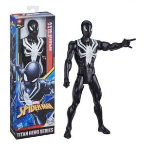 فیگور 30 سانتی اسپایدرمن با لباس سیاه سری Titan Hero, image