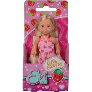 عروسک 12 سانتی Evi Love سری Cute Fruits با لباس توت فرنگی