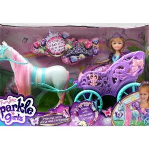 عروسک و کالسکه یونیکورن Sparkle Girlz, image