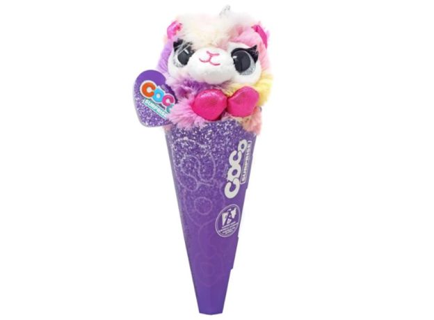 گلدی عروسک قیفی لاما تک شاخ Coco Cones, image