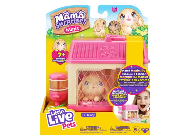 عروسک خرگوش ماما سورپرایز Little Live Pets سری Mini, تنوع: 26511-Lil Bunny, image