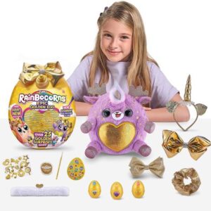 عروسک سورپرایزی رینبوکورنز RainBocoRns سری Epic Golden Egg مدل Deery Queen, image