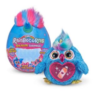 عروسک سورپرایزی رینبوکورنز RainBocoRns سری Big Hair Surprise با شاخ آبی و سبز, تنوع: 9213-Blue and Green, image