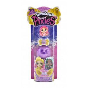 پک دوتایی عروسک های هچیمال مینی پیکسی سورپرایز Hatchimals Pixies Mini مدل Butterfly Leah (بنفش)