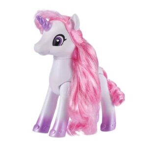 يونيکورن رنگی Sparkle Girlz با شاخ بنفش و موهای صورتی, تنوع: 100374-Unicorns and ponies Purple and Pink, image