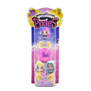 پک دوتایی عروسک های هچیمال مینی پیکسی سورپرایز Hatchimals Pixies Mini مدل Flrefly Veanessa (صورتی), image