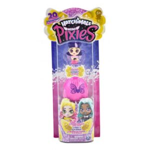 پک دوتایی عروسک های هچیمال مینی پیکسی سورپرایز Hatchimals Pixies Mini مدل Flrefly Thea (صورتی), image