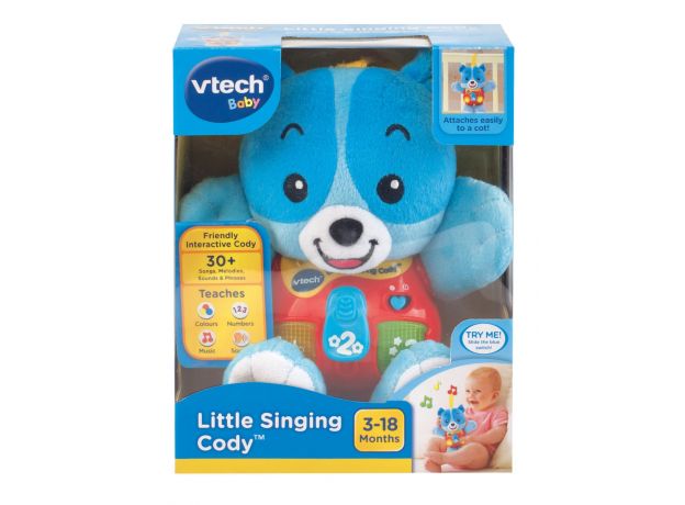 خرس موزیکال Vtech آبی, image
