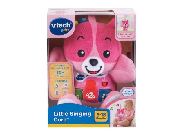 خرس موزیکال Vtech صورتی, image