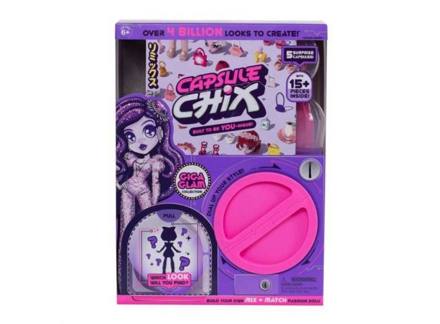 پک تکی عروسک کپسولی Capsule Chix مدل Giga Glam, image