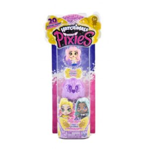 پک دوتایی عروسک های هچیمال مینی پیکسی سورپرایز Hatchimals Pixies Mini مدل Butterfly Ambra (بنفش)