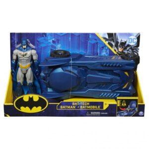 ماشین و فیگور 30 سانتی بتمن Batmobile Batman (آبی)