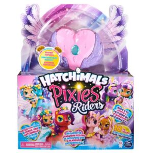 عروسک هچیمال پیکسی رایدر سورپرایز Hatchimals Pixies سری Riders مدل قلب صورتی و بال بنفش