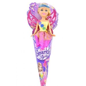 عروسک قیفی پری Sparkle Girlz مدل Fairy (با لباس زرد), image