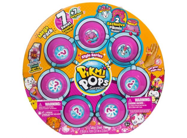 پک شانسی بزرگ عروسک های پولیشی معطر Pikmi Pops مدل Frosted Donut, image