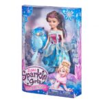 عروسک 26 سانتی پرنسس برفی Sparkle Girlz مدل Winter Princess (با دامن آبی), image 3