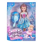 عروسک 26 سانتی پرنسس برفی Sparkle Girlz مدل Winter Princess (با دامن آبی), image