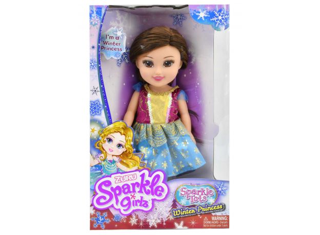 عروسک 33 سانتی پرنسس برفی Sparkle Girlz مدل Winter Princess (با لباس سرخابی), تنوع: 100287 - Magenta, image