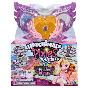 عروسک هچیمال پیکسی رایدر سورپرایز Hatchimals Pixies Riders سری Wilder Wings مدل Starlight Sophie همراه با Unicorn, image