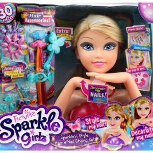 نیم تنه عروسک Sparkle Girlz مدل Nail Design, image
