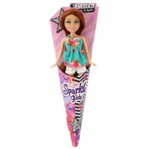 عروسک قیفی Sparkle Girlz مدل Fashion (با لباس سبز), image
