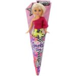 عروسک قیفی Sparkle Girlz مدل Fashion (با لباس زرد و قرمز), image