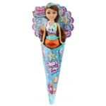 عروسک قیفی پری دریایی Sparkle Girlz مدل Mermaid (با دامن نارنجی), image