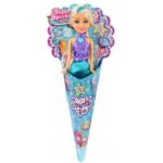 عروسک قیفی پری دریایی Sparkle Girlz مدل Mermaid (با دامن آبی), image