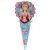 عروسک قیفی پری دریایی Sparkle Girlz مدل Mermaid (با دامن بنفش), image