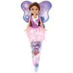 عروسک قیفی پرنسس برفی Sparkle Girlz مدل Winter Princess (با لباس بنفش), image