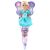 عروسک قیفی پرنسس برفی Sparkle Girlz مدل Winter Princess (با لباس سبز), image