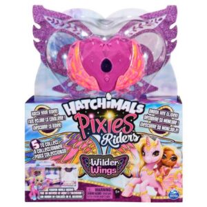 عروسک هچیمال پیکسی رایدر سورپرایز Hatchimals Pixies Riders سری Wilder Wings مدل Starlight Samara همراه با Unicorn