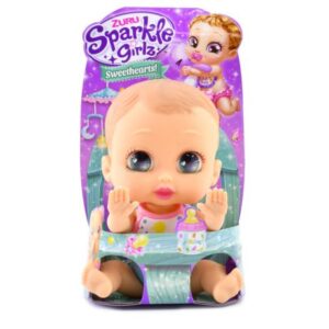 عروسک نوزاد 15 سانتی Sparkle Sweet Hearts (با پیشبند اردک), image