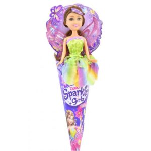 عروسک قیفی پری Sparkle Girlz مدل Fairy (با لباس سبز)