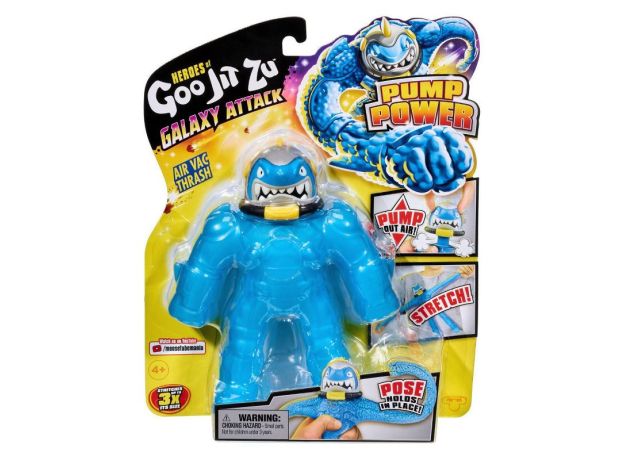 عروسک فشاری گو جیت زو Goo Jit Zu سری Galaxy Attack مدل Air Vac Thrash, image