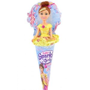 عروسک قیفی Sparkle Girlz مدل Ballerina (با لباس زرد), image