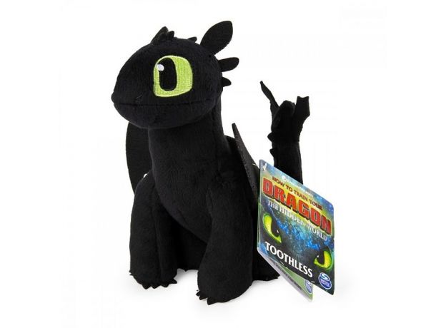 عروسک 20 سانتی پولیشی انیمیشن How to Train Your Dragon مدل Toothless, image