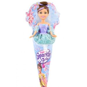عروسک قیفی Sparkle Girlz مدل Ballerina (با لباس بنفش)