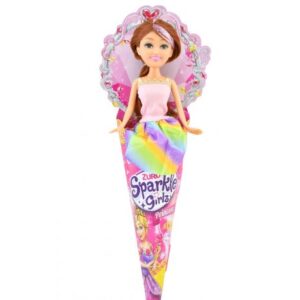 عروسک قیفی پرنسسی Sparkle Girlz مدل Princess (با دامن رنگین کمانی), image