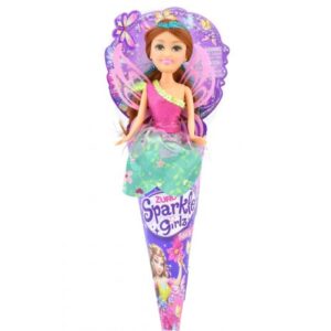 عروسک قیفی پری Sparkle Girlz مدل Fairy (با لباس صورتی), image