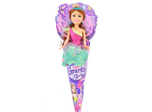 عروسک قیفی پری Sparkle Girlz مدل Fairy (با لباس صورتی), image