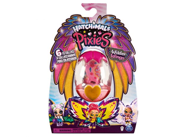 عروسک هچیمال پیکسی Hatchimals Pixies سری پروانه ای Wilder Wings مدل Petal Pamela, image
