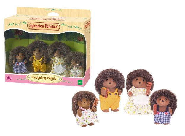 خانواده 4 نفری جوجه تیغی های Sylvanian Family, image