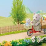 ست مادر و فرزند به همراه سه چرخه عروسک های Sylvanian Families, image 2