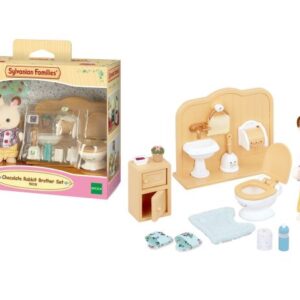 ست سرویس دستشویی به همراه عروسک خرگوش Sylvanian Families, image
