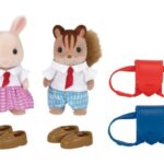 ست لباس مدرسه به همراه عروسک خرگوش و سنجاب Sylvanian Families, image 4