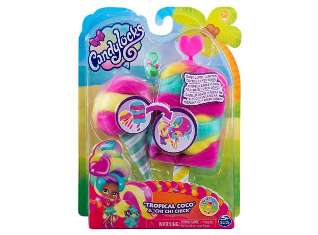 عروسک کندی لاک Candy Lock بستنی چوبی به همراه حیوون خونگی (Tropical Coco & Chi Chi Chick), image