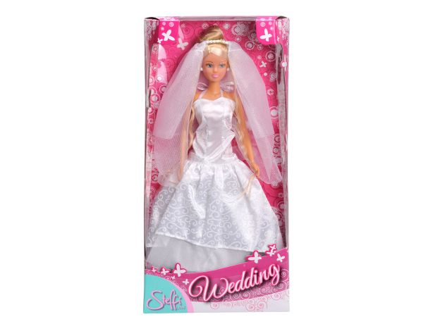 عروسک عروس 29 سانتی‌ Steffi Love مدل با تل, تنوع: 105733414-Wedding 1, image